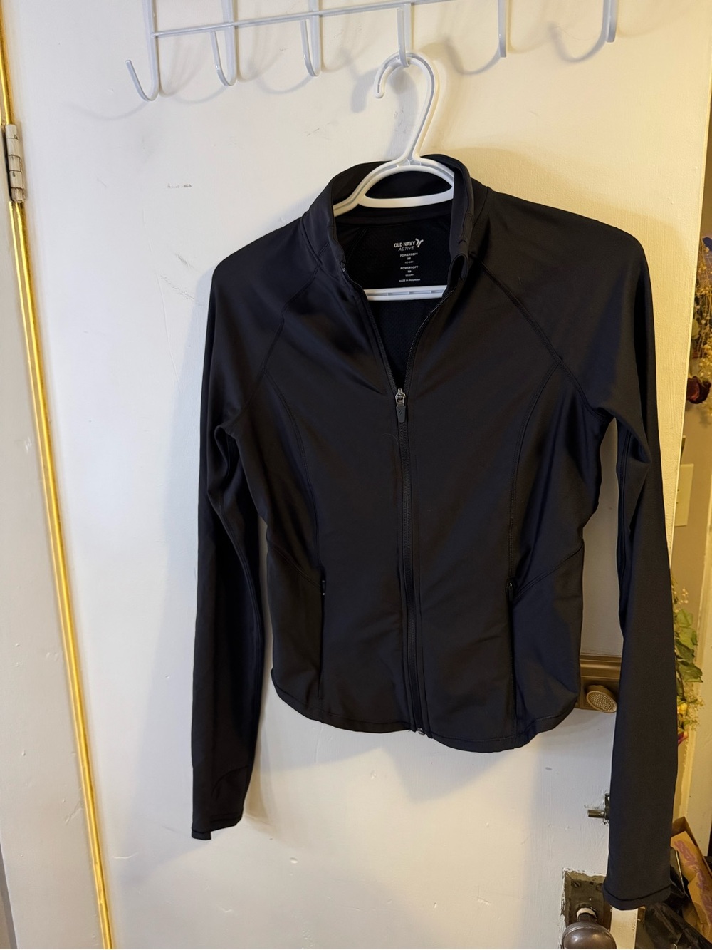 Old Navy Black Full-Zip Lightweight Active Jacket